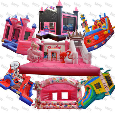 Certificaat CE/EN71/EN14960 Goedgekeurde Princess Trampoline Fun City voor actieve speeltijd
