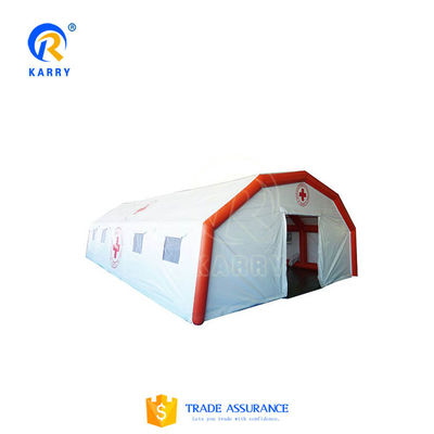 KR-IT-920-1 0,45 mm Platon PVC Tarpaulin opblaasbare medische tent 5*8*4,5m