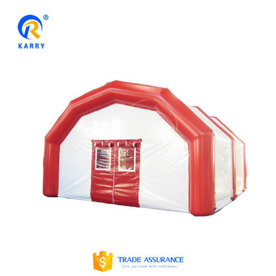KR-IT-920-1 0,45 mm Platon PVC Tarpaulin opblaasbare medische tent 5*8*4,5m