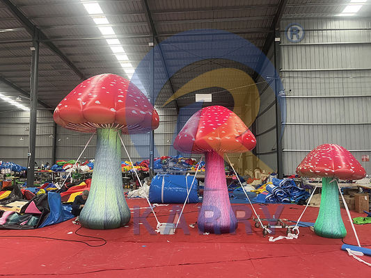 LED-licht Fun Mushroom voor festivals en ceremonies 5m of aangepast PVC-materiaal