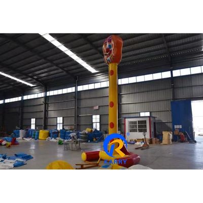 Buiten speeltuin Op maat gemaakte Fly Guy opblaasbare Air Dancer kostuum Sky Dancing Man Tube