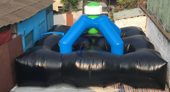 Op maat gemaakte PVC opblaasbare laser tag arena voor interactieve sport games betaalbaar
