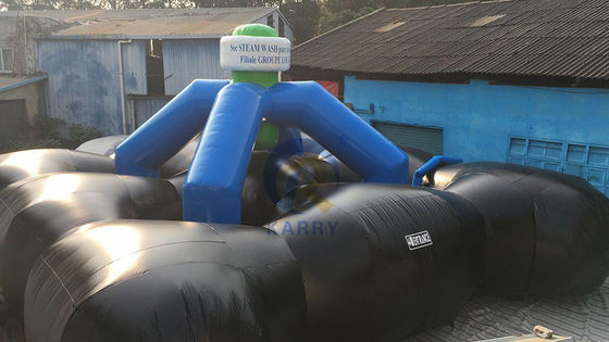 Op maat gemaakte PVC opblaasbare laser tag arena voor interactieve sport games betaalbaar
