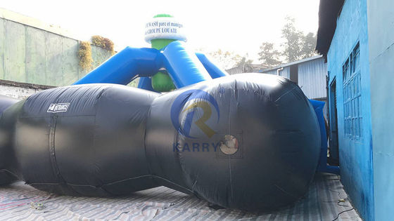 Op maat gemaakte PVC opblaasbare laser tag arena voor interactieve sport games betaalbaar