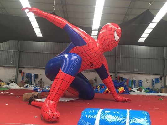 Kerst opblaasbare Spiderman Duurzaam 0,55 mm PVC-doek Perfect voor 14 jaar oud
