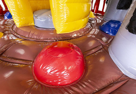 CE-certificaat Commercieel opblaasbaar Whack a Mole Game 4,5m voor interactieve sportgames