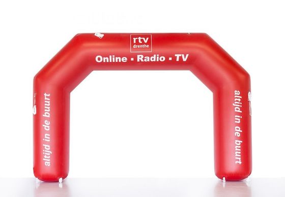 Op maat gemaakte opblaasbare boog voor reclame en sportsprints Arch accessoires inbegrepen