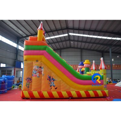 8x6x6m opblaasbaar clown themapark voor buiten- en binnenspeelplaats voor kinderen