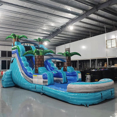Zomerplezier gegarandeerd Commercieel Huur PVC Waterpark met Kids Splash Pool en Air Jumping