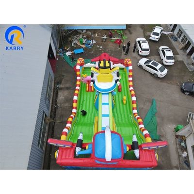 Robot thema opblaasbaar waterpark met opblaasbaar obstakel Unisex PVC-doek