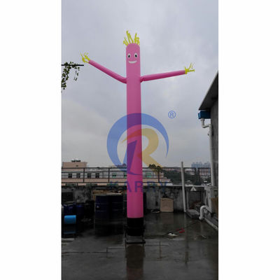 Verzending over zee/door de lucht Kleurrijke opblaasbare golvende man Air dancer voor reclame