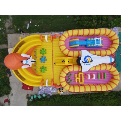 Summer Water Park Fun Unisex Grote opblaasbare ijsbeer speeltuin voor buitenspellen