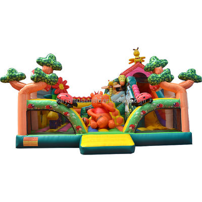 Sea.by Air.by Express Shipping PVC opblaasbare uitsmijter kasteel springhuis voor kinderen