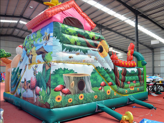 Sea.by Air.by Express Shipping PVC opblaasbare uitsmijter kasteel springhuis voor kinderen