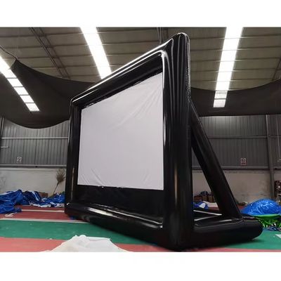 Buitenopblaasbaar projectorscherm met luchtverzegelde dubbelzijdige projectie voor bijeenkomsten