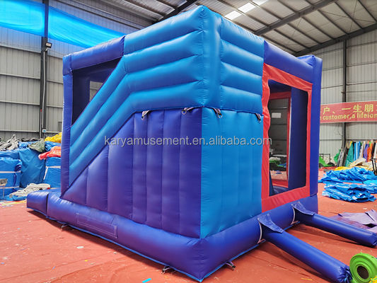 Unisex Features Customized Sonic Bounce House Opblaasbare Combo Glijbaan voor feestverhuur
