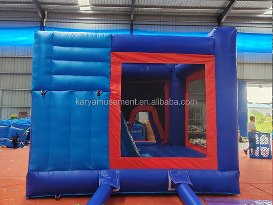 Unisex Features Customized Sonic Bounce House Opblaasbare Combo Glijbaan voor feestverhuur