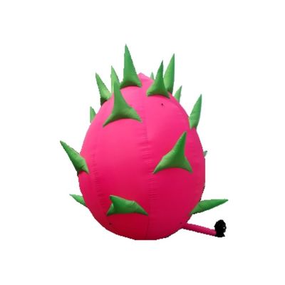 Aantrekkelijke opblaasbare aardbeien- en citroenmodellen voor reclame