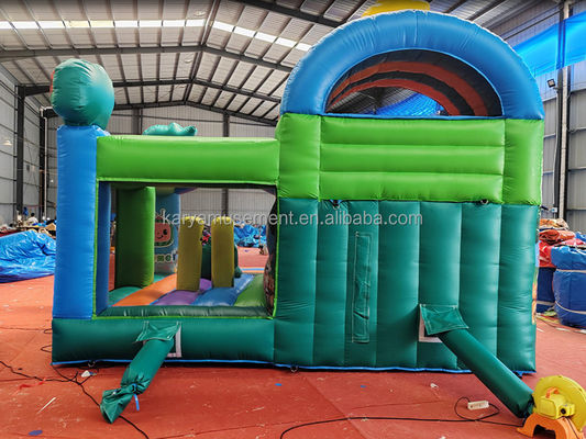 CE/EN71/EN14960 Gecertificeerd Cocomelon Theme Kids Party Trampoline Bouncer met glijbaan