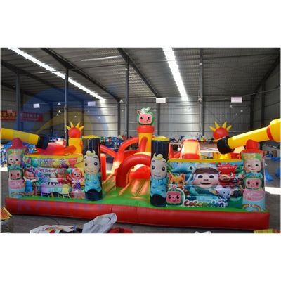 Blower inclusief commercieel opblaasbaar Mickey Mouse Park voor peuters