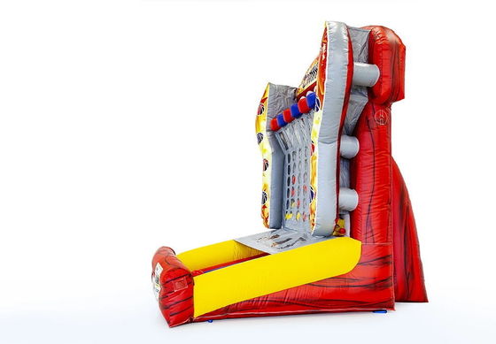 Kleurrijke opblaasbare Connect 4 in een rij doelwit schiet spel voor commerciële uitdagingen