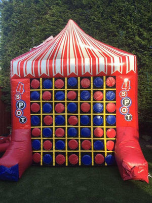 PORTABLE Interactieve sportgames Kleurrijk Carnavalspel Tic Tac Toe Muur en Connect 4