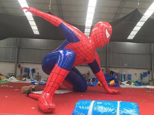 Opblaasbaar Spiderman-model met aangepaste grootte en dubbele-drievoudige hechtingen