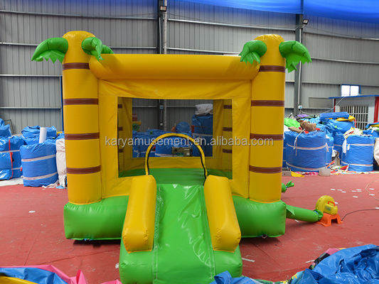 CE/EN71/EN14960 Gecertificeerd Kleine grootte Jungle Cartoon Monkey Bouncy Castle voor kinderen
