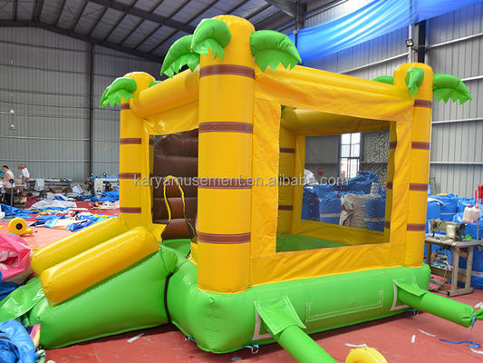 CE/EN71/EN14960 Gecertificeerd Kleine grootte Jungle Cartoon Monkey Bouncy Castle voor kinderen