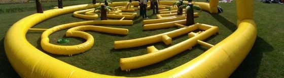 Unisex commerciële Palmboom opblaasbare golfbaan voor feesten en evenementen 9 holes spel