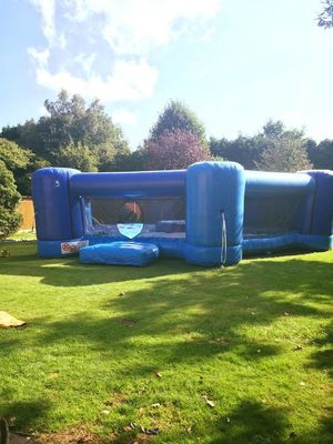 Verzending via zee/lucht 6 speler opblaasbare Bungee Run Dash 'n' Grab Sport Games
