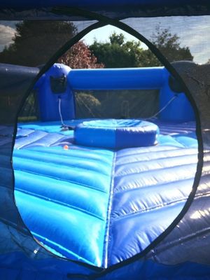 Verzending via zee/lucht 6 speler opblaasbare Bungee Run Dash 'n' Grab Sport Games