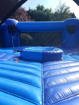 Verzending via zee/lucht 6 speler opblaasbare Bungee Run Dash 'n' Grab Sport Games