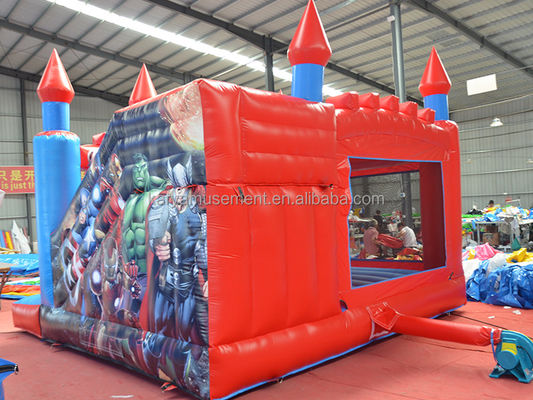 Kinderen buiten of binnen plezier opblaasbaar A-avengers kasteel springend springend kasteel