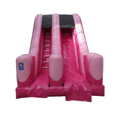 Commerciële verhuur PVC kleine roze opblaasbare glijbaan met CE/EN71/EN14960-certificering