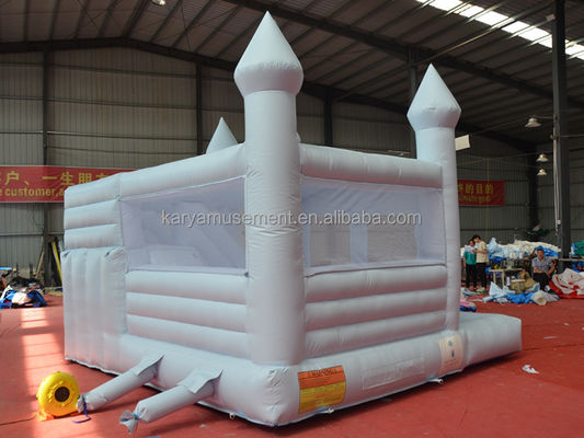 Gepersonaliseerde kleur Draagbare bruiloft Bounce House Combo Glijbaan en Ball Pit voor kinderen