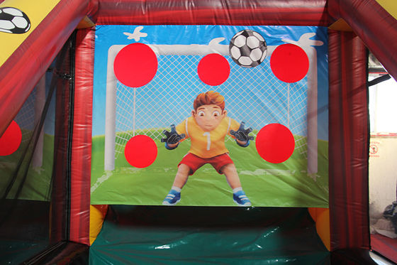 Opblaasbaar voetbalspel kleurrijk interactief schieten sport carnavalspel voor sport