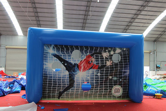 Opblaasbare voetbal kick game voor sportgames pvc opblaasbare strafschiet game