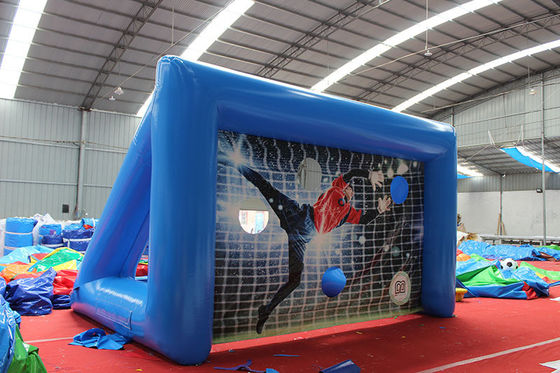 Opblaasbare voetbal kick game voor sportgames pvc opblaasbare strafschiet game