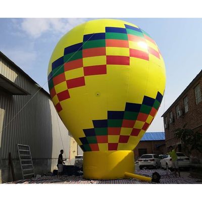 8m Hoogte Lucht Kleurrijke Ballon Print Print Klant Logo Print Voor Promotie Promotie