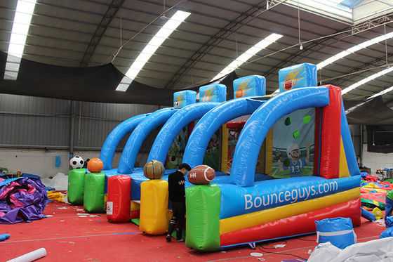 Features PORTABLE Kids 4 in 1 Carnaval opblaasbaar sport spel opblaasbaar basketbal schiet spel