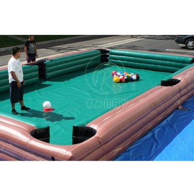 Op maat gemaakte PVC-opblaasbare baltafel voor interactieve spelletjes