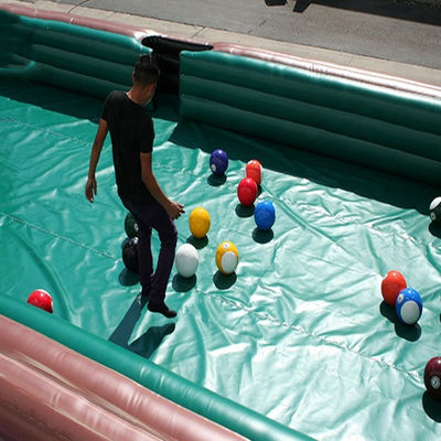 Op maat gemaakte PVC-opblaasbare baltafel voor interactieve spelletjes