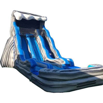 Indoor Outdoor Entertainment Dual Slip n Slide Opblaasbare zwembad glijbaan voor waterpark