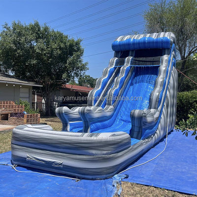 Indoor Outdoor Entertainment Dual Slip n Slide Opblaasbare zwembad glijbaan voor waterpark