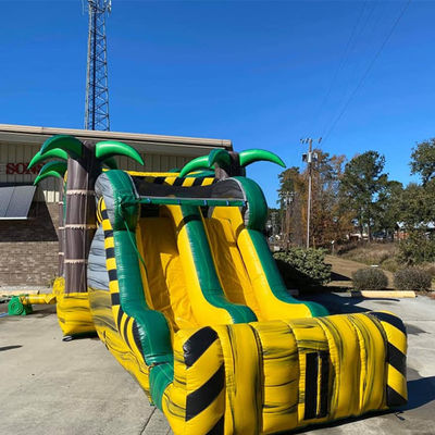 Giftige tropische palmboom Bouncy Castle Combo Ideaal voor binnen- en buitenvermaak