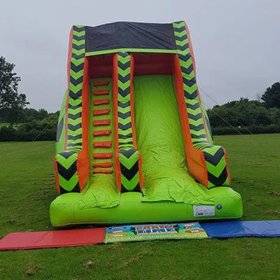 Waterparken Commerciële PVC TOXIC DROP MEGA opblaasbare glijbaan voor opblaasbare droog of nat