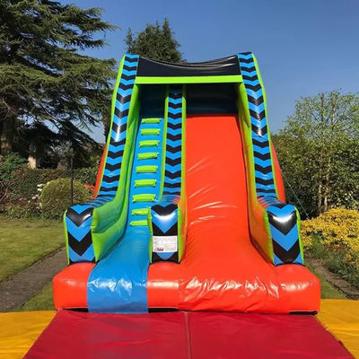 Waterparken Commerciële PVC TOXIC DROP MEGA opblaasbare glijbaan voor opblaasbare droog of nat