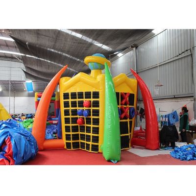 Unisex PORTABLE opblaasbare carnaval 5-in-1 spel voetbal/basketbal interactieve sport