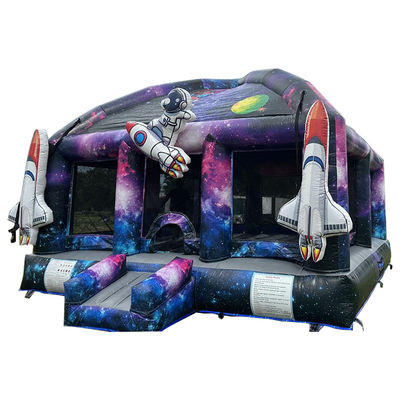 Blower Pretty Good Kids Party Astronaut Kasteel Ruimteschip Opblaasbaar Bounce House